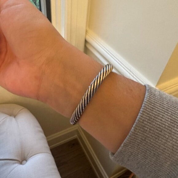 David Yurman Silver and Black Bracelet - Picture 3 of 8